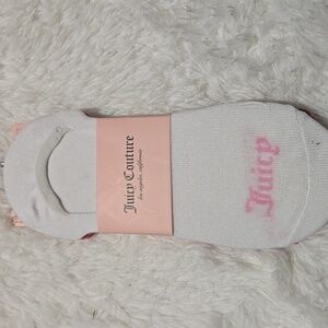 Juicy Couture Womens No Show Socks 3 pair per pack